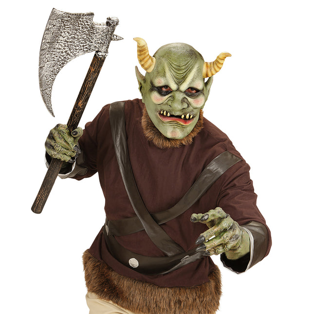 Máscara de Halloween Orco Malo