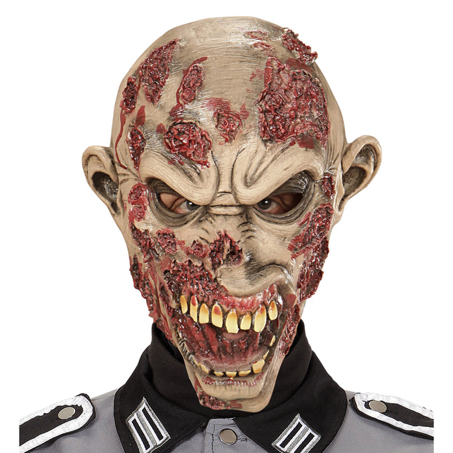 Luchador de máscaras de Halloween