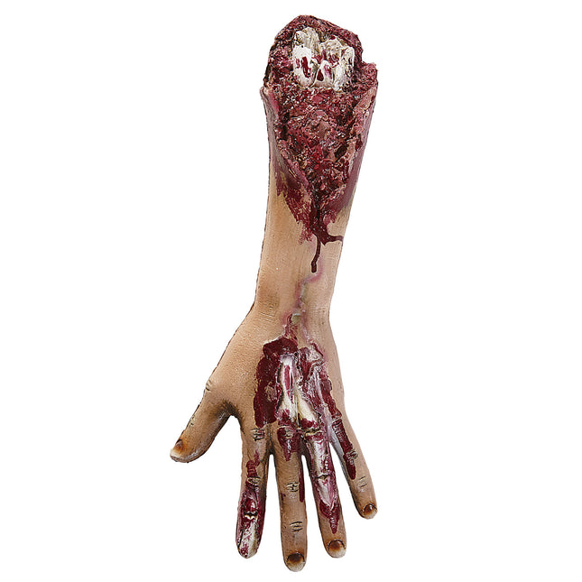 Halloween Brazo Falso Con Sangre