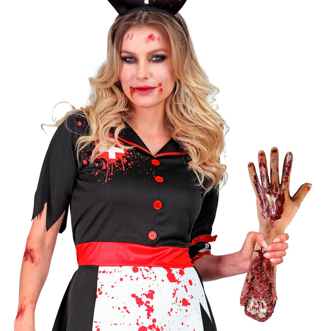 Halloween Brazo Falso Con Sangre