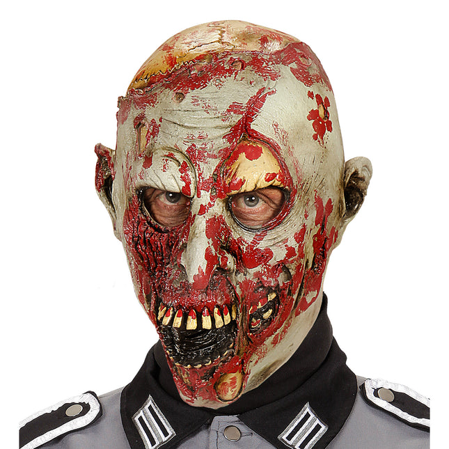 Máscara de Halloween Zombie ensangrentado