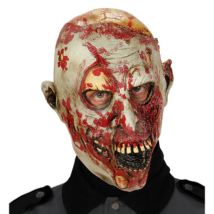 Máscara de Halloween Zombie ensangrentado