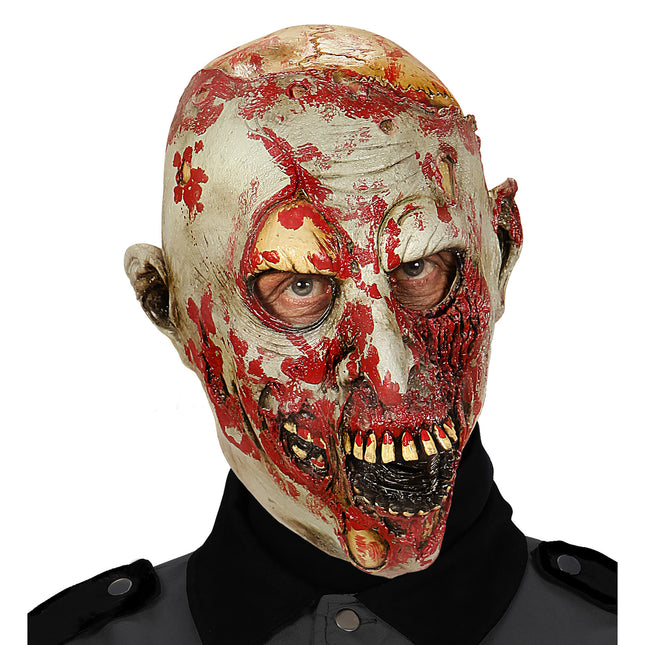 Máscara de Halloween Zombie ensangrentado