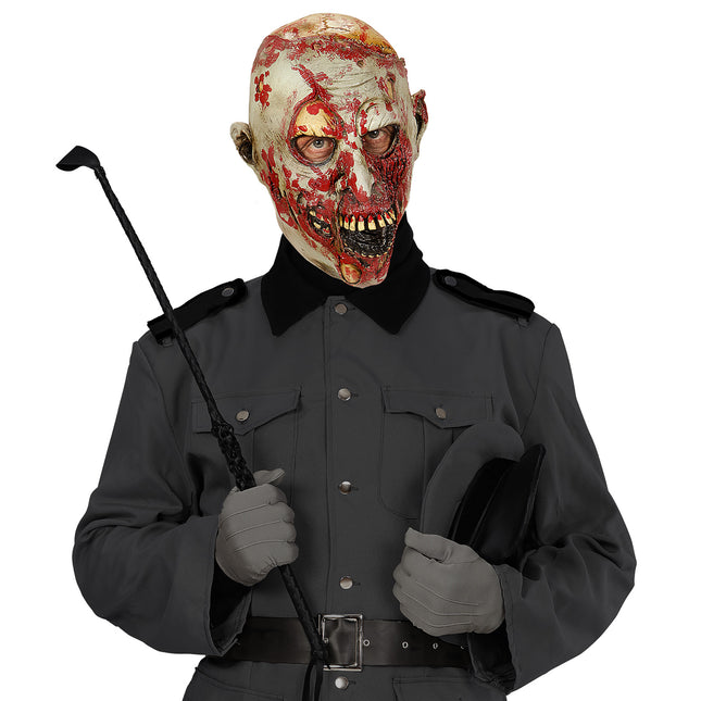 Máscara de Halloween Zombie ensangrentado