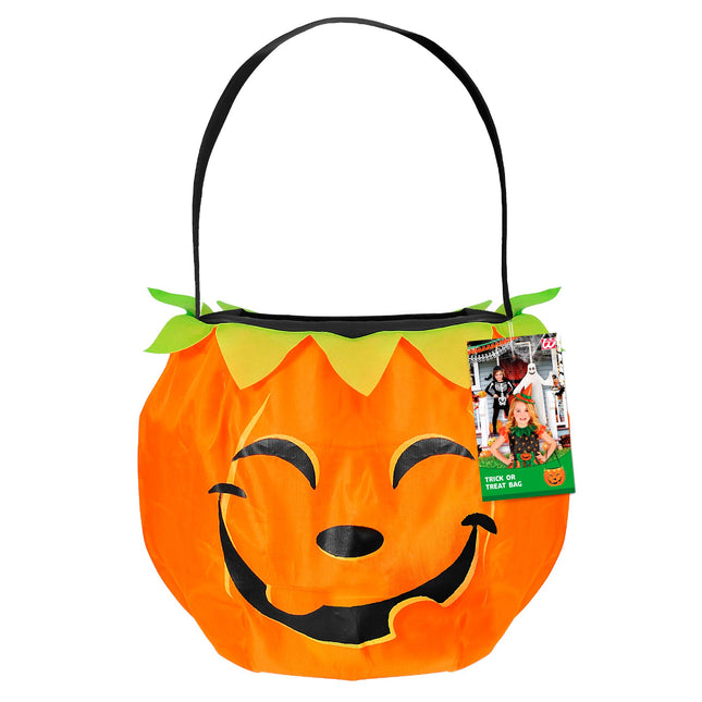 Bolsa Halloween Calabaza Plástico