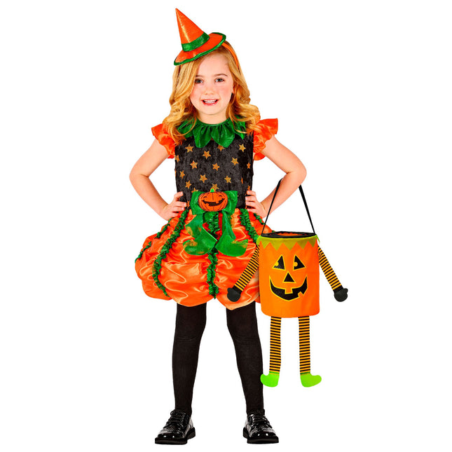 Bolsa de Halloween Calabaza con brazos y piernas