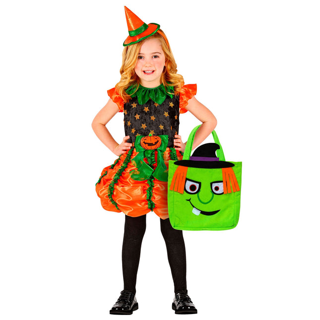 Bolsa de Halloween Bruja Verde