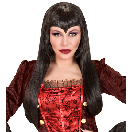 Peluca de Vampiro Marrón