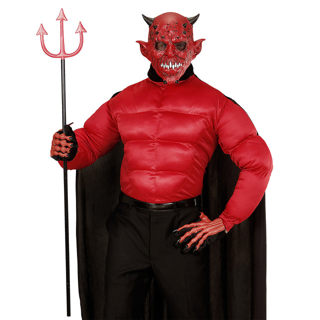 Máscara de Halloween Diablo con Cuerno