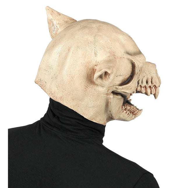 Máscara Halloween Perro Blanco