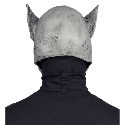 Máscara Halloween Terror Hombre Lobo Gris