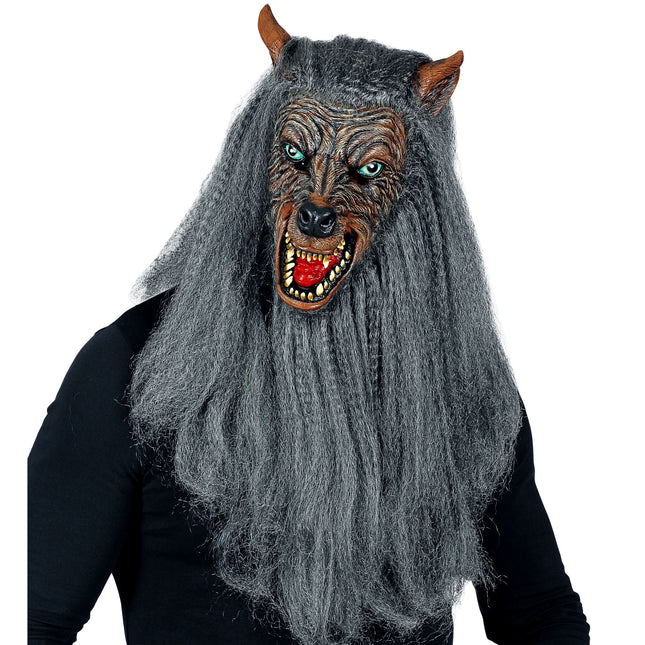 Máscara de Halloween Hombre Lobo con Vellón