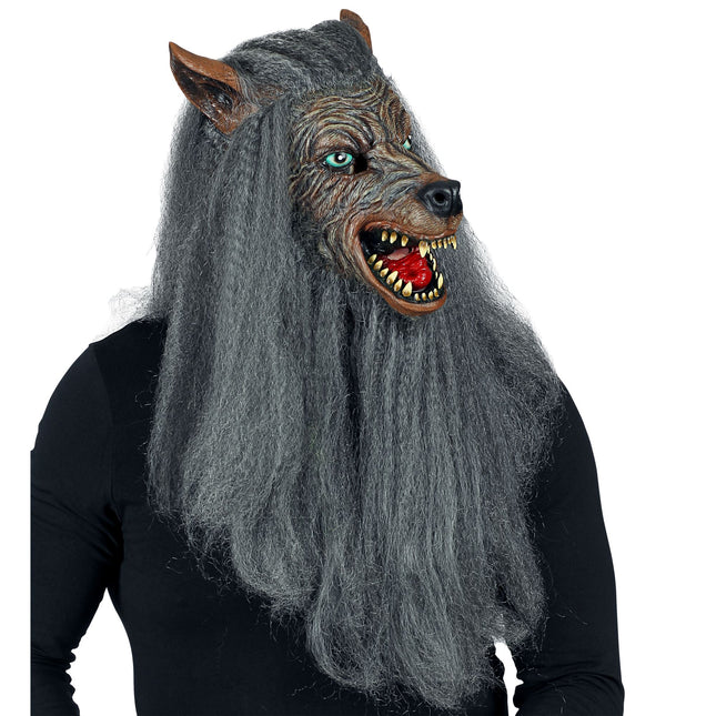 Máscara de Halloween Hombre Lobo con Vellón