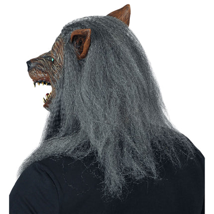 Máscara de Halloween Hombre Lobo con Vellón