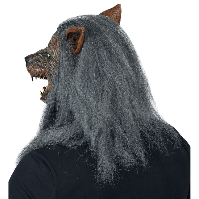 Máscara de Halloween Hombre Lobo con Vellón