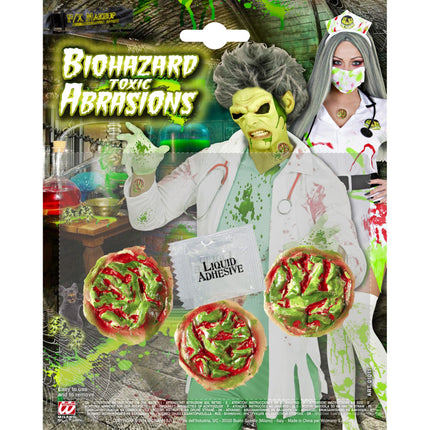 Falsa herida peligrosa en Halloween