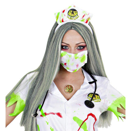 Falsa herida peligrosa en Halloween