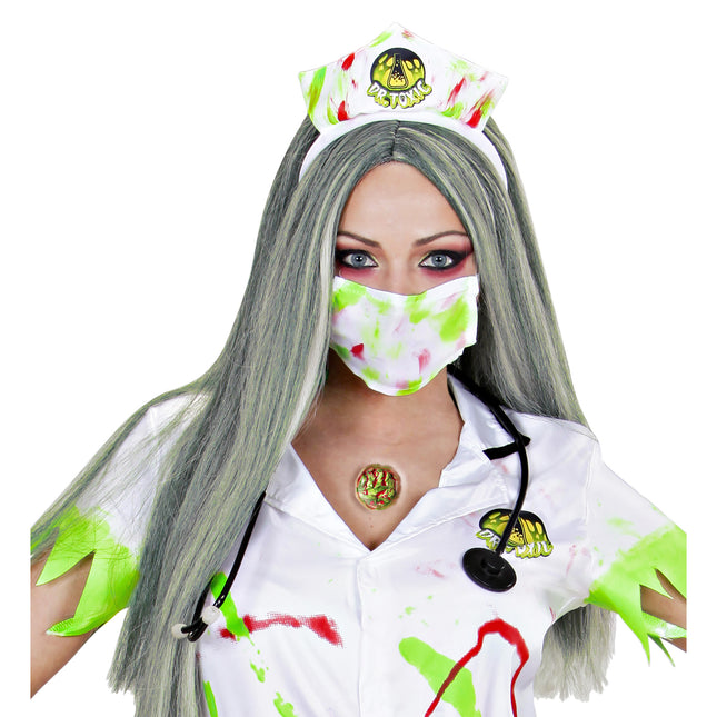 Falsa herida peligrosa en Halloween
