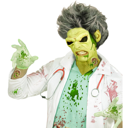 Falsa herida peligrosa en Halloween