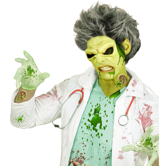 Falsa herida peligrosa en Halloween