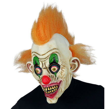 Máscara de Halloween Payaso de Circo con Pelo