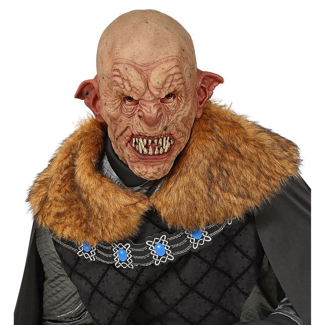 Máscara Halloween Zombie Con Cuello Y Pecho