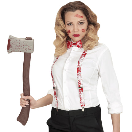 Set Accesorios Halloween Tirantes Y Lazo 2 Piezas