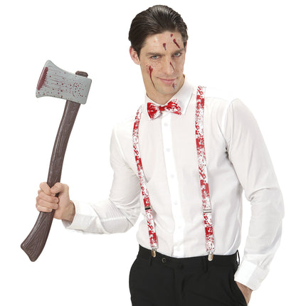 Set Accesorios Halloween Tirantes Y Lazo 2 Piezas