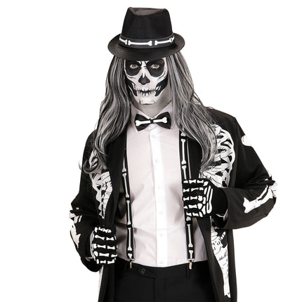 Set Accesorios Halloween Esqueleto 4 piezas