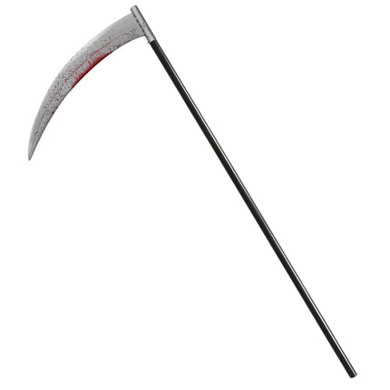 Guadaña Falsa de Halloween Sangrienta 1,2m