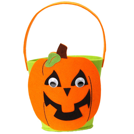Bolsa Halloween Tela Calabaza