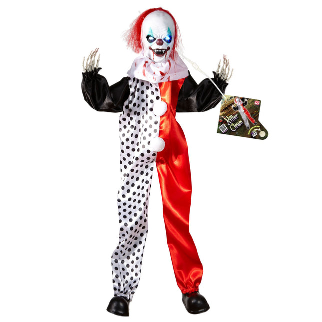 Halloween Muñeca Payaso Con Luces 90cm