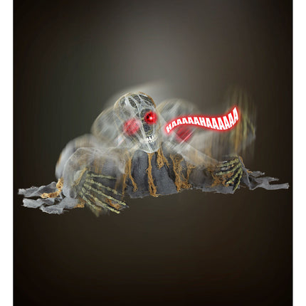 Muñeca Halloween Zombie Con Movimiento 1,2m