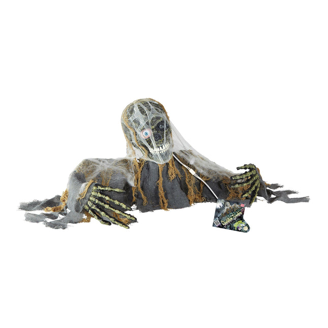 Muñeca Halloween Zombie Con Movimiento 1,2m