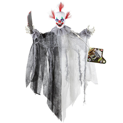 Halloween Muñeca Payaso Con Luz Y Sonido 60cm