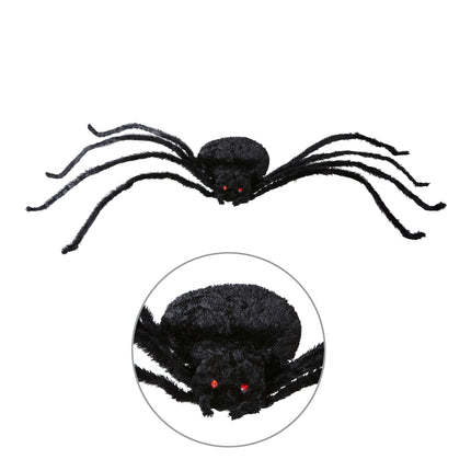 Halloween Araña Falsa Negra 2,2m