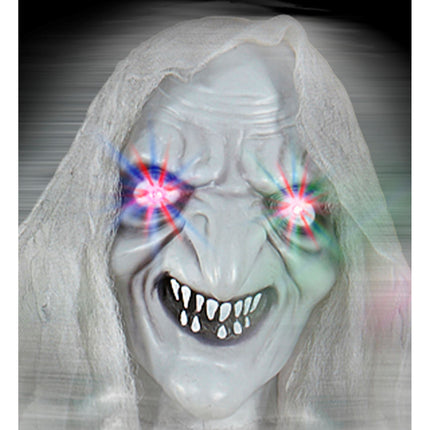 Muñeca Halloween Bruja Con Luz Y Sonido 1,53m