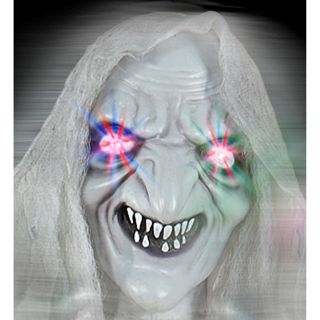 Muñeca Halloween Bruja Con Luz Y Sonido 1,53m