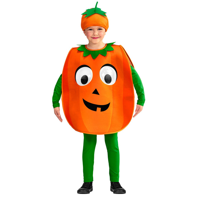 Disfraz Halloween Verde Naranja Calabaza Niño