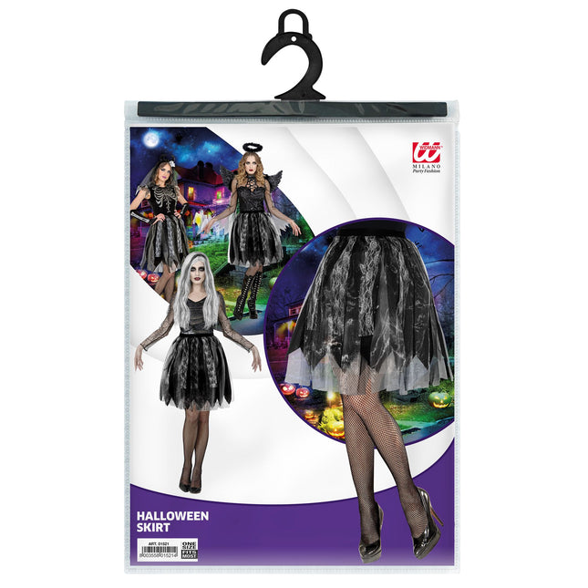 Falda Halloween Negra