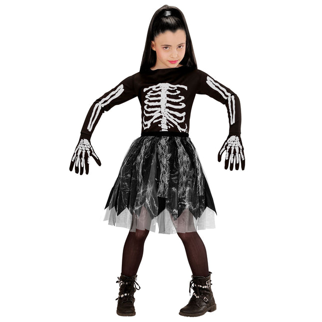 Falda Halloween Negra Niño