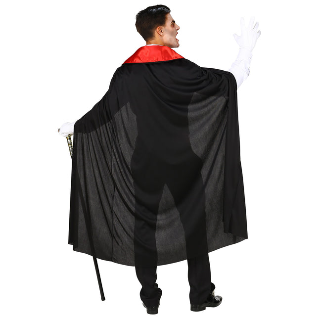 Disfraz de Halloween Vampiro Rojo Negro Hombre