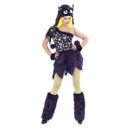 Vestido Halloween Señoras Monstruo