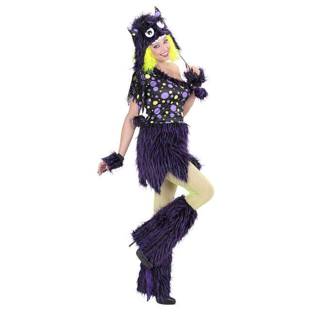 Vestido Halloween Señoras Monstruo