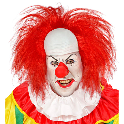 Peluca Halloween Payaso Rojo Hombre