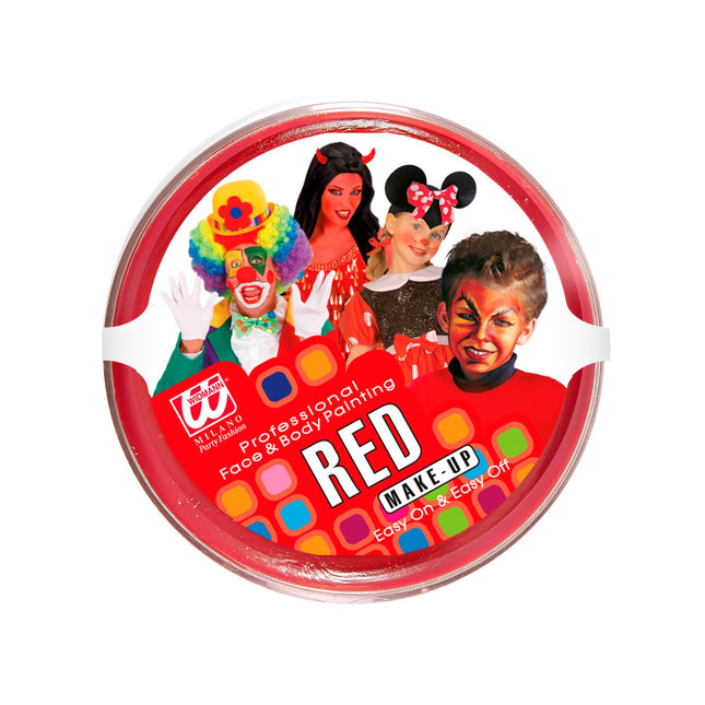 Pintura facial roja 25gr