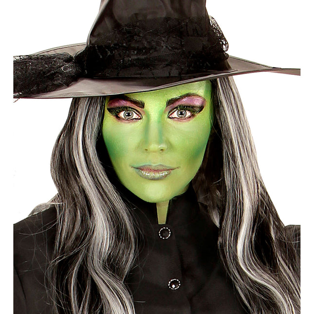 Set maquillaje Halloween Bruja 7 piezas