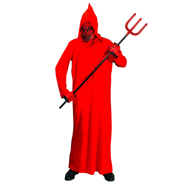 Vestido Halloween Rojo Niño Diablo 2 piezas