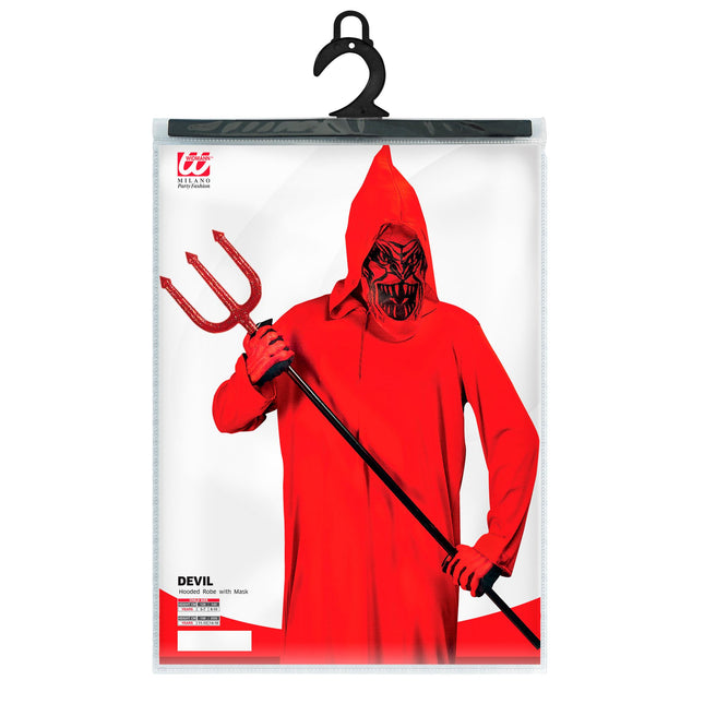 Vestido Halloween Rojo Niño Diablo 2 piezas
