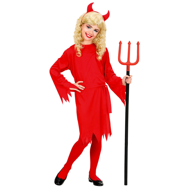 Disfraz Halloween Diablo Niña 53cm